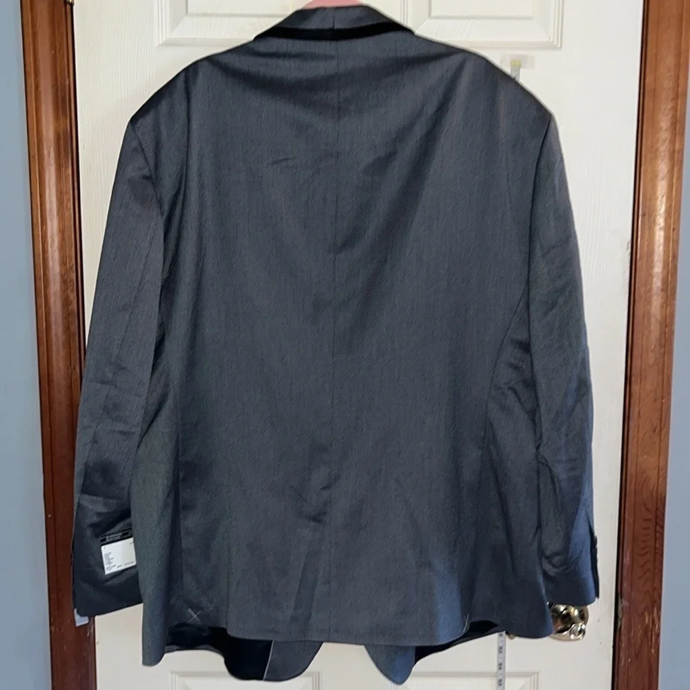 NWT-J.Ferrar-Big& tall-52 REG-silver twill-Evening edition-sports coat/jacket.